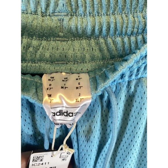 Adidas Select Summer Basketball Shorts Medium Off Teal Green Blue 7” MSRP $45 - Picture 4 of 6